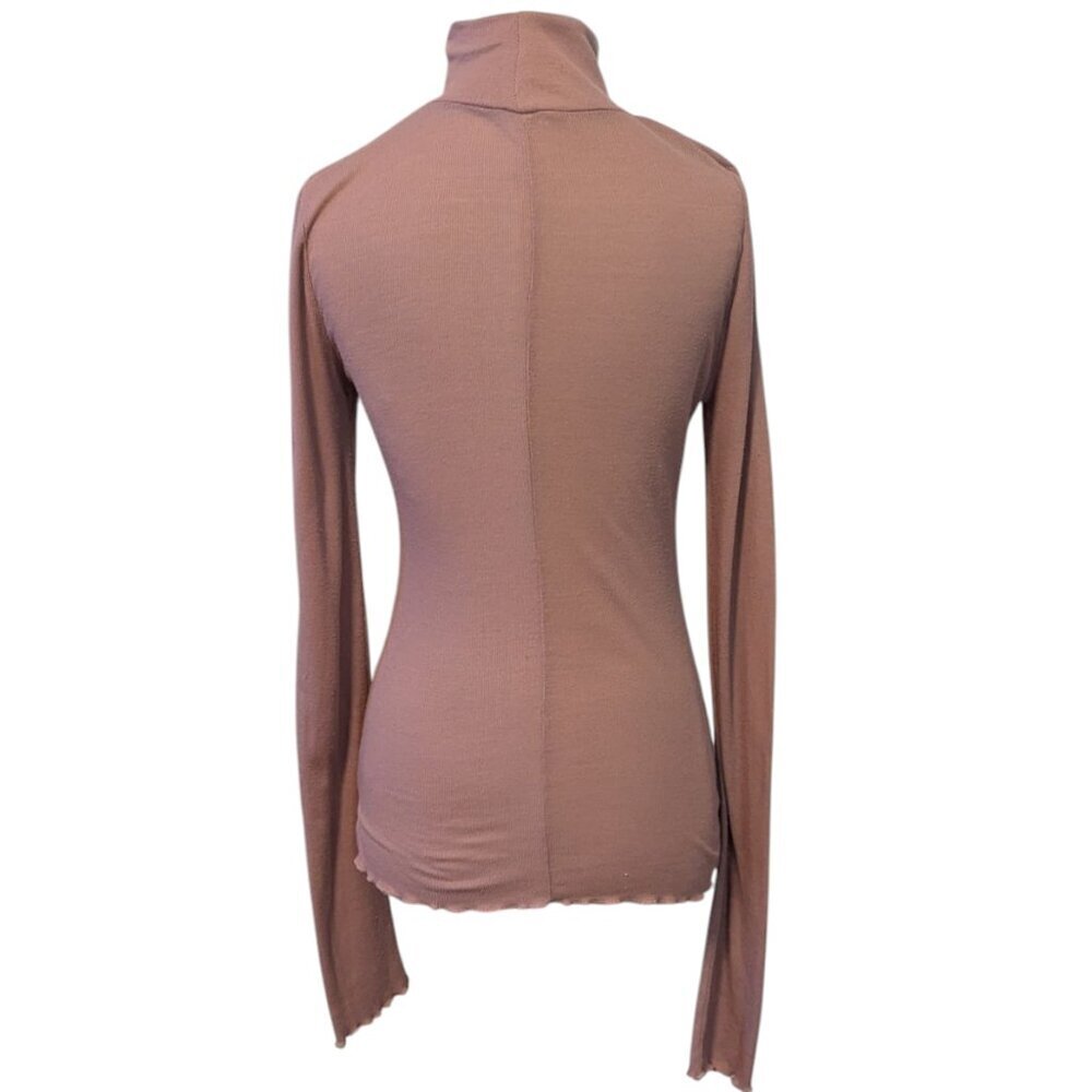 Free People Long Sleeve Top in Dusty Pink - Picture 2 of 6